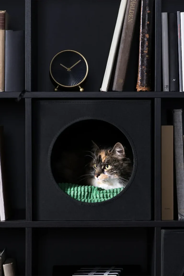 IKEA LURVIG Cat House for IKEA KALLAX Storage Unit - Image via IKEA