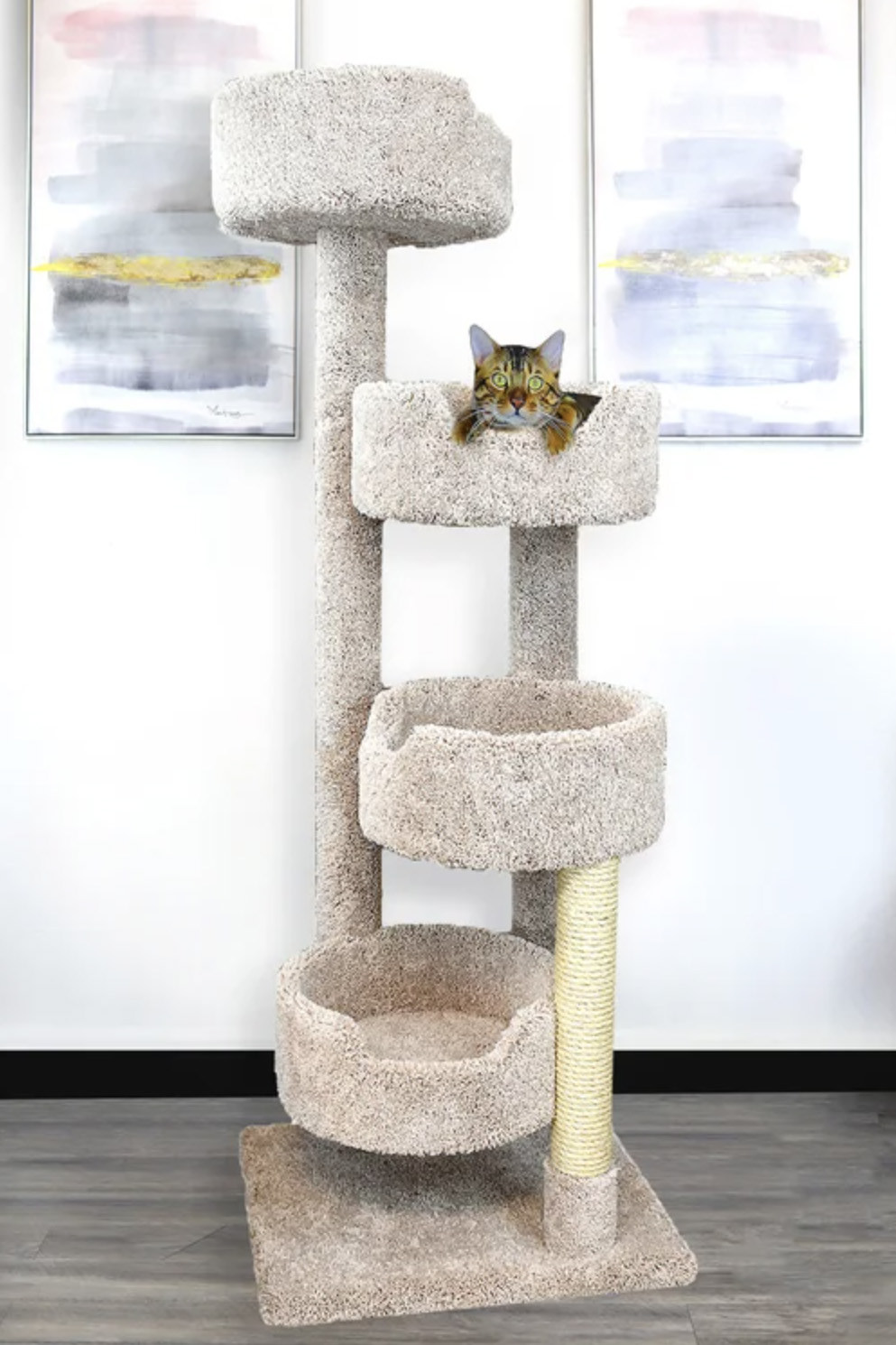 10 Sturdy Wooden Cat Trees for Large Cats Whiskers Magoo