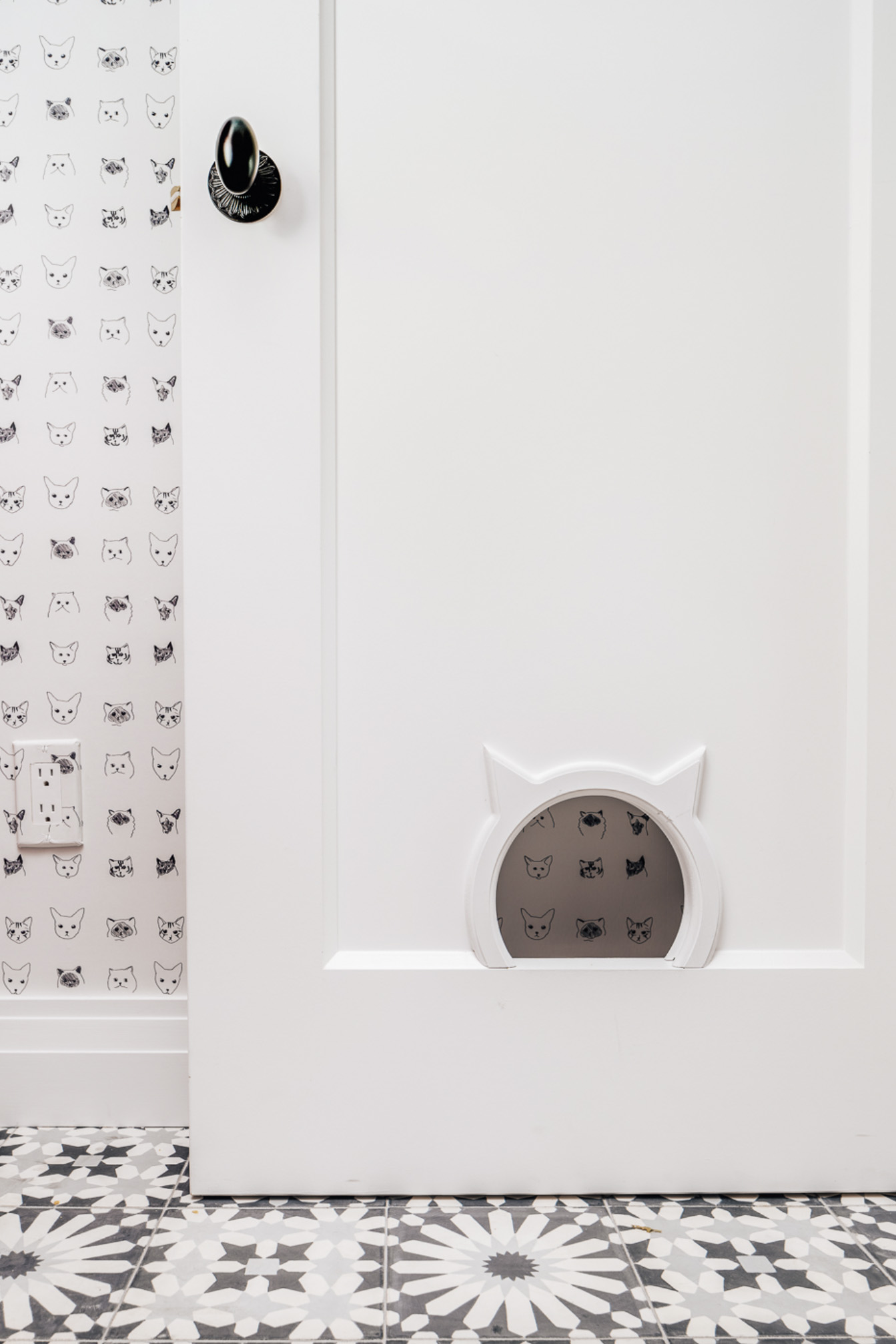 20 Cute And Creative Interior Cat Door Ideas Whiskers Magoo   Interior Cat Door Ideas Photo Christopher Stark Idf Studio 