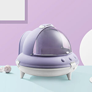 Happy and Polly Spaceship Cat Litter Box